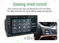 GPS Navigation Bluetooth Radio Double 2Din Car Stereo Andorid8.1 Player +Camera
