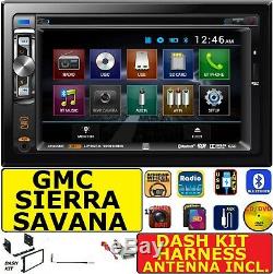 Gmc Sierra Chevy Silverado Savana Van Cd/dvd Bluetooth Usb Car Radio Stereo Pkg