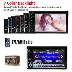HD Double 2 DIN 6.2 Car Stereo CD DVD Player Radio Bluetooth FM AM TV For Ford