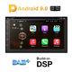 Hizpo 7'' Inch Android 9.0 4g Wifi Double 2din Car Radio Stereo Dvd Player Gps E