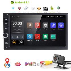 HIZPO Android 8.1 Double Din Car Stereo Radio GPS Wifi 4G OBD2 HD Mirror Link BT