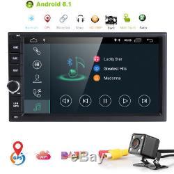 HIZPO Android 8.1 Double Din Car Stereo Radio GPS Wifi 4G OBD2 HD Mirror Link BT