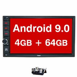 HIZPO Octa-Core Android 9.0 4GB+64GB 7 Double 2DIN Car Stereo Radio GPS DAB+TV