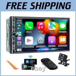 High Power Double Din Car Radio with Capacitive Touchscreen