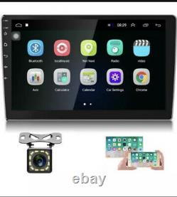 Hikity 10.1 Inch Android Car Stereo with GPS Double Din Car Radio Bluetooth F