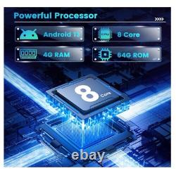 Hikity 8 Core 4+64G Android 13 Car Stereo Support SIM Card Double Din Wireless