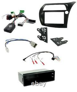 Honda Civic 2006-2011 RHD Car Stereo Single Double Din Facia Stalk Fitting Kit