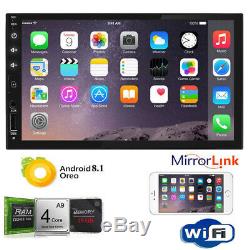 In Dash Android 8.1 Car Radio Double 2Din Stereo GPS Nav Player SD AUX USB Wifi