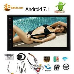 In-dash Android 7.1 WIFI 7Double 2DIN Car Radio GPS Stereo no-DVD Player+CAMERA