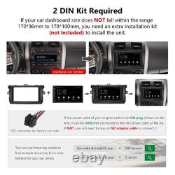Indash 7 Double Din Car Stereo Wireless CarPlay Android Auto Radio GPS Navi DSP