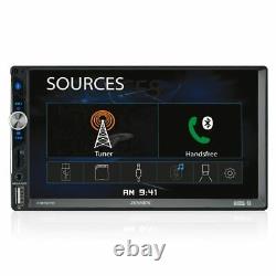 JENSEN CMR270 7 inch LED Digital Media Touch Screen Double Din Car Stereo P