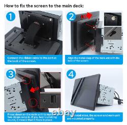 JOYING 11.6 Inch Automatic Rotatable Double Din Android 12 Car Stereo GPS Navi