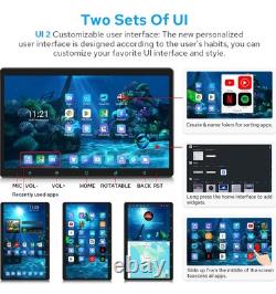 JOYING Double Din Car Stereo Auto-Rotated Car Radio 11.6 inch CarPlay/ Android