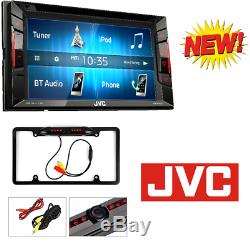 JVC Double Din Bluetooth Car Stereo 6.2 Touchscreen With Rearview Backup Camera