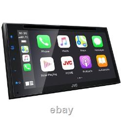 JVC KWV660BT Double DIN Bluetooth 6.8 DVD/CD Car Stereo In-Dash Car Receiver