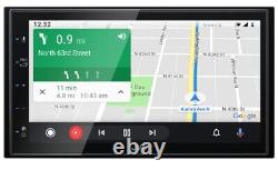 JVC KW-M560BT 2-DIN Car Stereo, Apple CarPlay/Android Auto, SXM, w Backup Camera