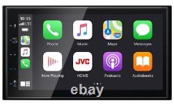 JVC KW-M560BT 2-DIN Car Stereo, Apple CarPlay/Android Auto, SXM, w Backup Camera