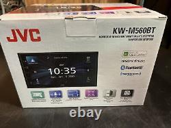 JVC KW-M560BT Double DIN Apple 6.8 Shallow Chassis Digital Media Car Receiver