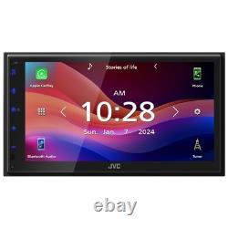 JVC KW-M590BT Single Din/Double Din Car Stereo 6.8 Touchscreen Bluetooth