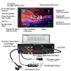 JVC KW-M590BT Single Din/Double Din Car Stereo 6.8 Touchscreen Bluetooth
