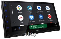 JVC KW-M595BT 6.8 DOUBLE DIN MECHLESS CAR RADIO WithAPPLE CAR PLAY/ ANDROID AUTO