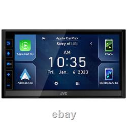 JVC KW-M780BT Double DIN 6.8 Touchscreen HDMI Bluetooth USB Car Stereo Receiver