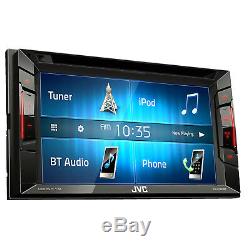 JVC KW-V140BT Double DIN Bluetooth In-Dash DVD/CD/AM/FM Car Stereo