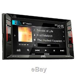 JVC KW-V140BT Double DIN Bluetooth In-Dash DVD/CD/AM/FM Car Stereo