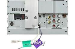 JVC KW-V250BT 6.2 Double-Din Bluetooth DVD/CD/USB Car Receiver AM/FM Radio