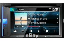 JVC KW-V250BT 6.2 Double-Din Bluetooth DVD/CD/USB Car Receiver AM/FM Radio