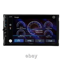 Jensen CAR714MW 7 2-DIN Multimedia With Bluetooth, CarPlay/Android Auto