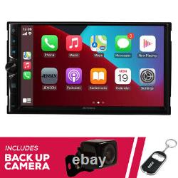 Jensen CAR723W 7 Double-DIN Digital Multimedia Receiver with Backup Camera