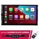 Jensen Car723w 7 Double-din Digital Multimedia Receiver With License Plate Camera