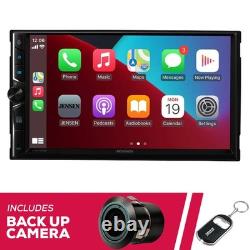 Jensen CAR723W 7 Double-DIN Digital Multimedia with Backup Bullet Camera