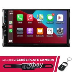 Jensen CAR723W 7 Double-DIN Digital Multimedia with License Plate Camera