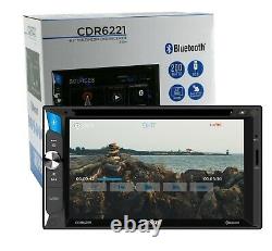 Jensen CDR6221 6.2 inch LED CD/DVD Touch Screen Bluetooth Double Din Car Stereo