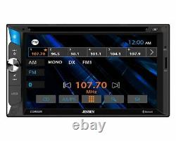 Jensen CDR6221 6.2 inch LED CD/DVD Touch Screen Bluetooth Double Din Car Stereo