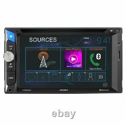 Jensen CDR6221 6.2 inch LED CD/DVD Touch Screen Bluetooth Double Din Car Stereo