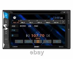 Jensen CDR6221 Bluetooth 6.2 Double DIN DVD/CD In-Dash Car Stereo Receiver