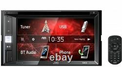 Jvc Kw-v250btm 6.2 DVD CD Bluetooth Usb 13 Band Eq 200w Amplifier Stereo New