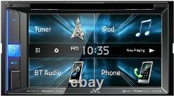 Jvc Kw-v25bt Car Stereo Double Din 6.2 Tv CD Usb DVD Bluetooth Iphone Pandora