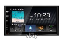 KENWOOD DMX709S eXcelon 6.95 TouchScreen Car Audio Stereo with Wired CarPlay