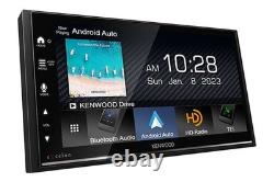 KENWOOD DMX709S eXcelon 6.95 TouchScreen Car Audio Stereo with Wired CarPlay