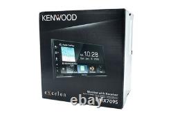 KENWOOD DMX709S eXcelon 6.95 TouchScreen Car Audio Stereo with Wired CarPlay