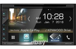 Kenwood DDX6705S Double DIN Bluetooth In-Dash Digital Car Audio Stereo Receiver