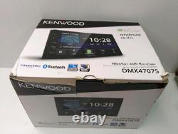Kenwood DMX4707S 6.8 Car Stereo Apple CarPlay Android Auto Black OPEN BOX NEW