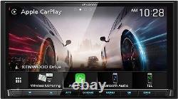 Kenwood DMX9708S 2-DIN Car Stereo, Wireless Apple CarPlay/Android A, SXM/Maestro