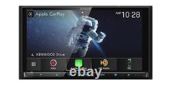 Kenwood DNX997XR 6.8 Car Audio Stereo with Navigation & CarPlay (Factory Renewed)