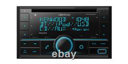 Kenwood DPX505BT Double DIN in-Dash CD Car Stereo withAM/FM Bluetooth Amazon Alexa