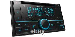 Kenwood DPX505BT Double DIN in-Dash CD Car Stereo withAM/FM Bluetooth Amazon Alexa